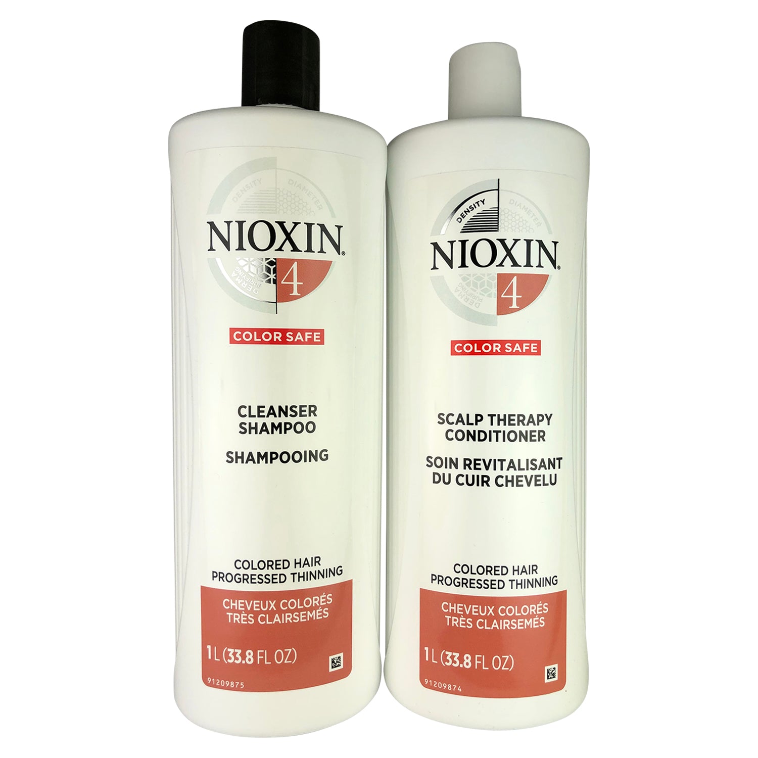Nioxin System 4 Cleanser And Scalp Hair Therapy Duo 33.8 oz Each